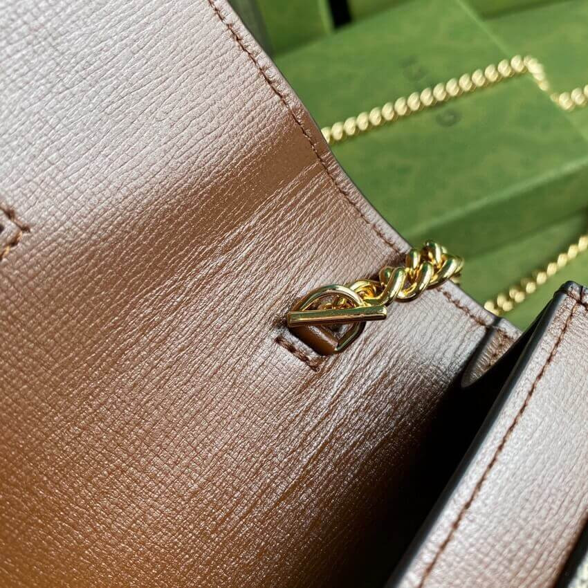 Gucci Valentines Day Chain Card Case Wallet 648948