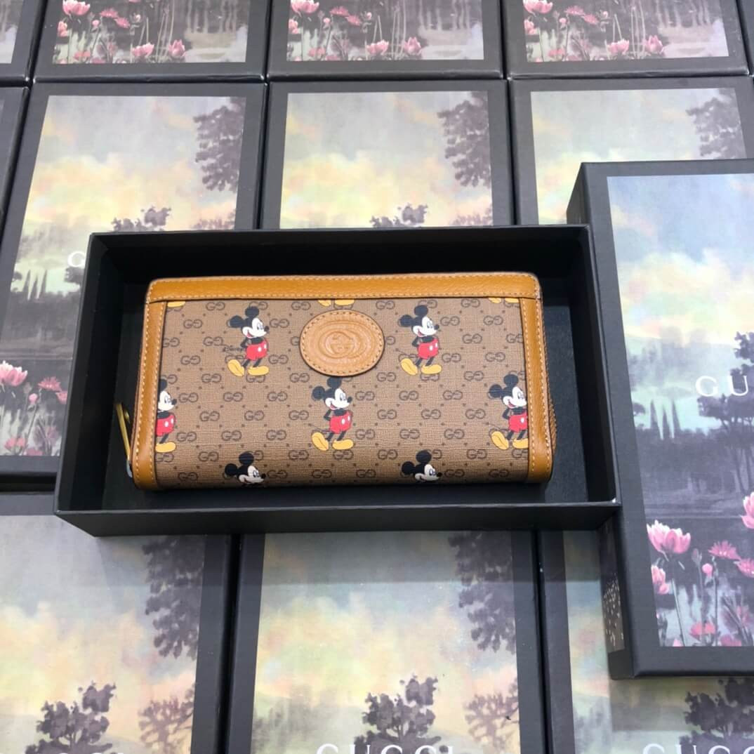 Disney x Gucci Zip Around Wallet 602532