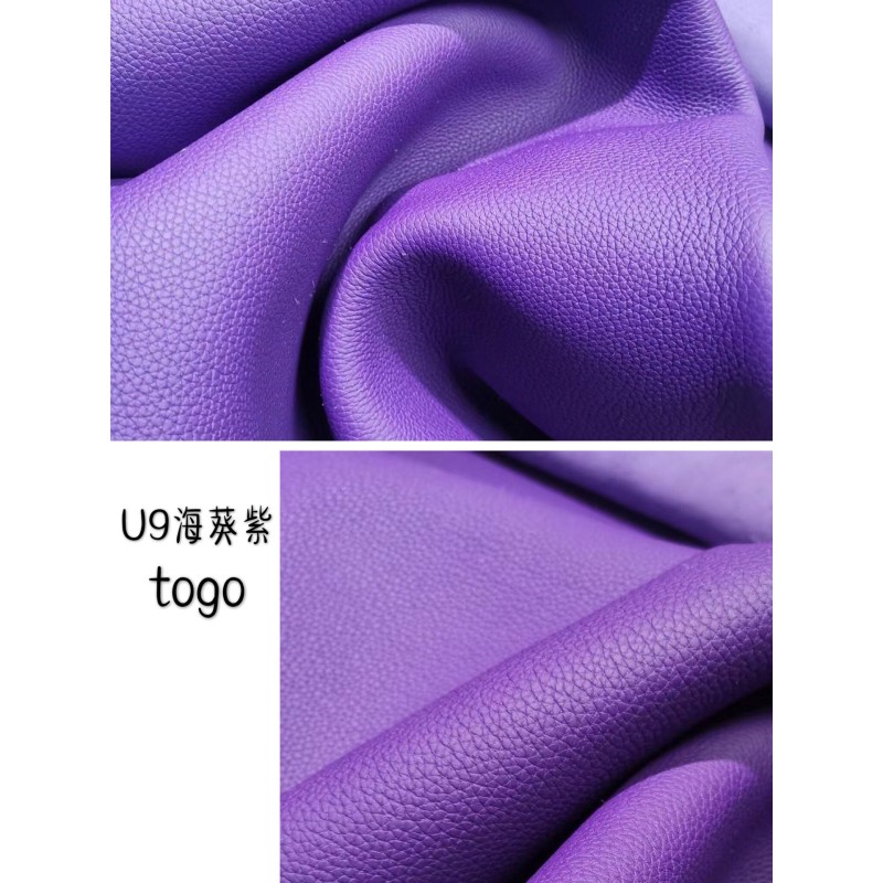 Hermes makes exclusive leather Togo calfskin: purple