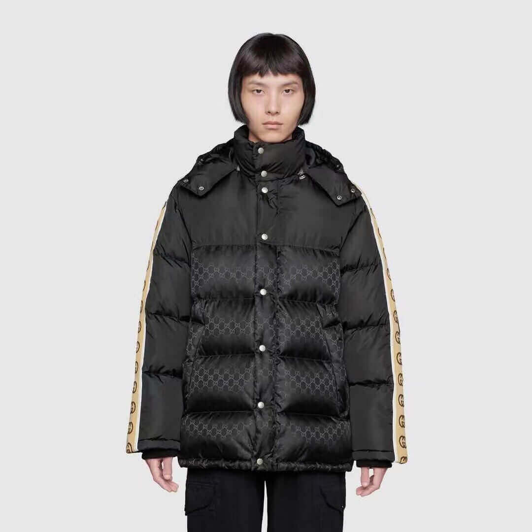 Gucci Monogram Pattern Padded Coat 598725