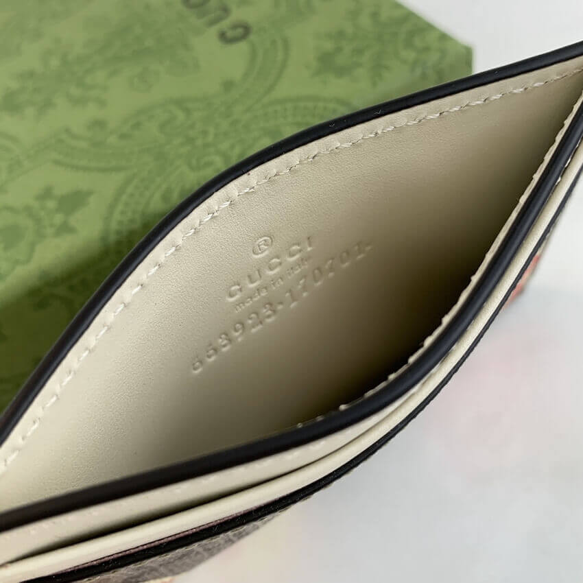 Gucci Les Pommes Card Case Wallet 663923