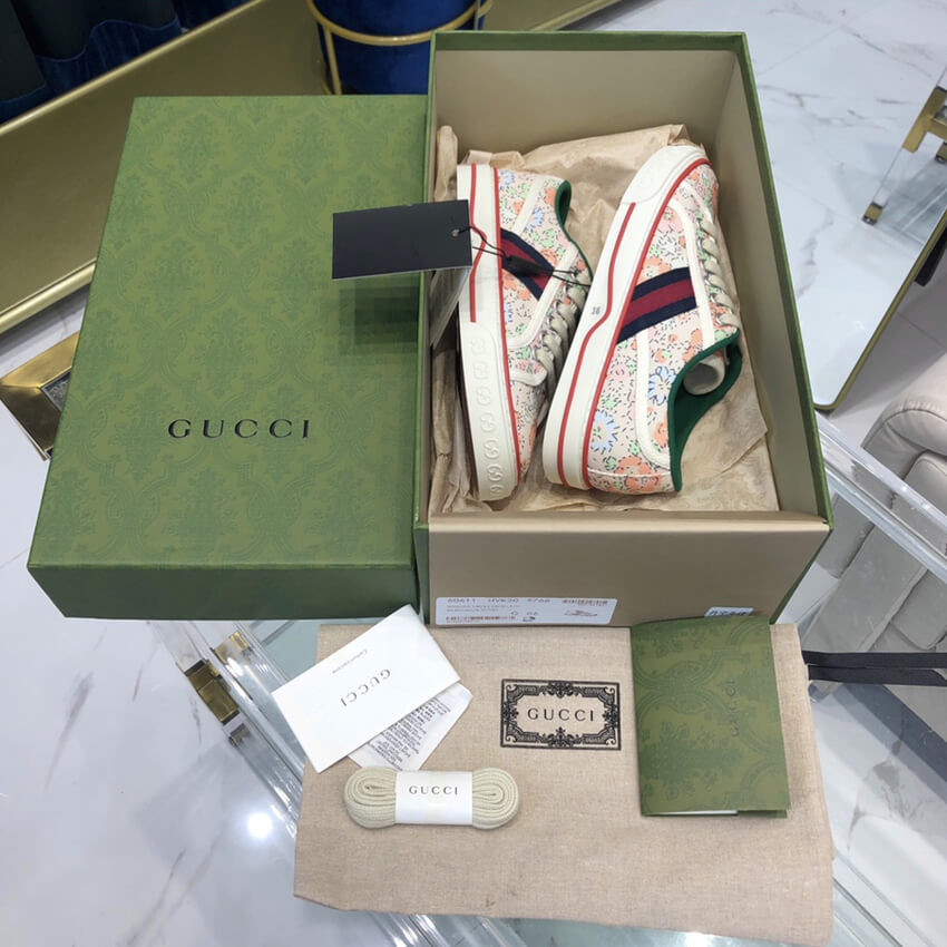 Gucci Tennis 1977 Liberty London Sneaker 606110