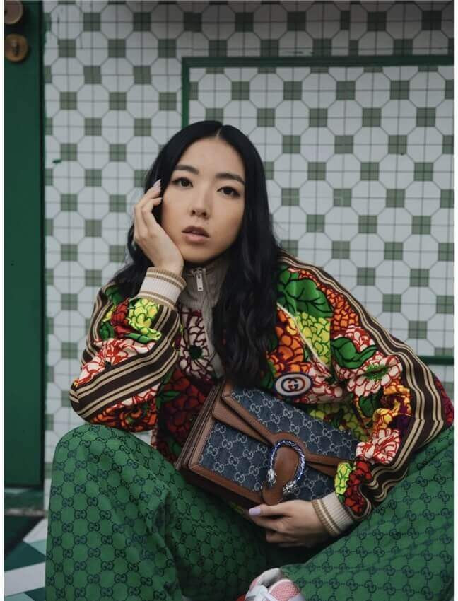 Gucci Denim Small Dionysus Shoulder Bag 400249