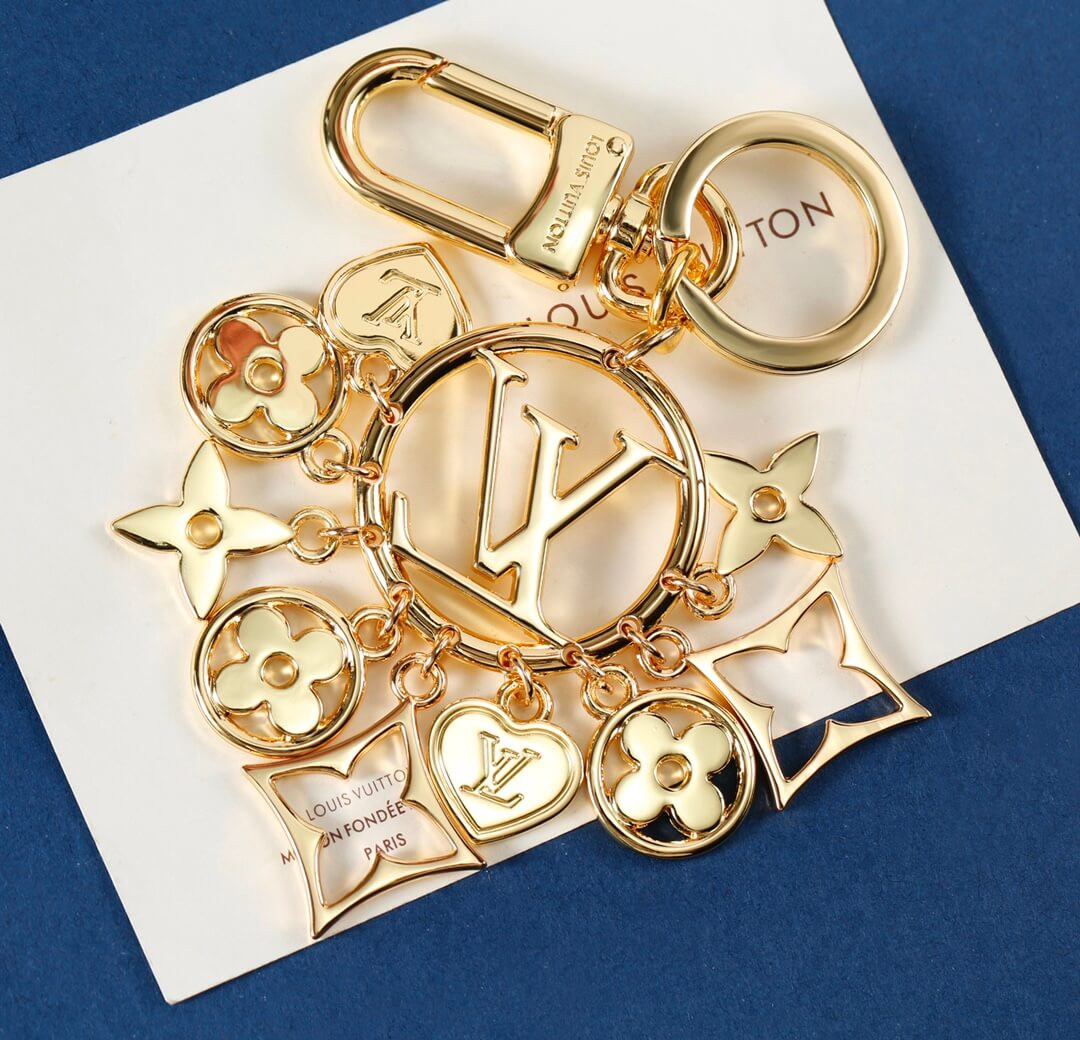 LV Circle Twinkling Keyring And Bag Charm M01359