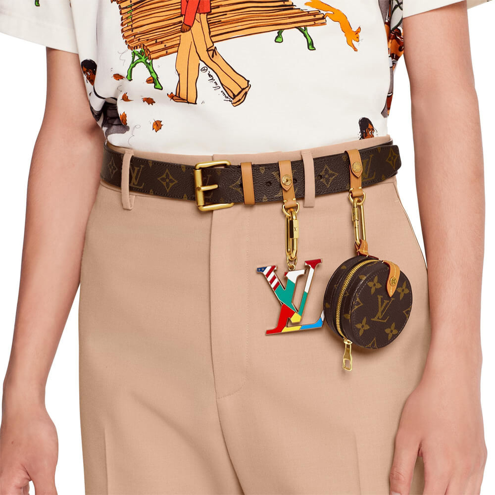 Louis Vuitton Signature 35mm Belt MP134V