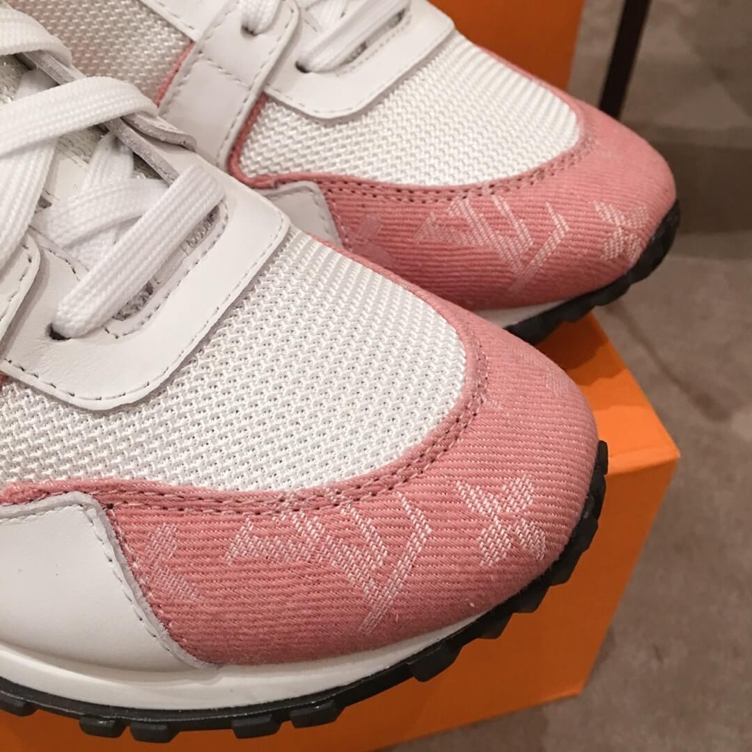Louis Vuitton Monogram Denim Run Away Sneaker 1A4WP7 Pink