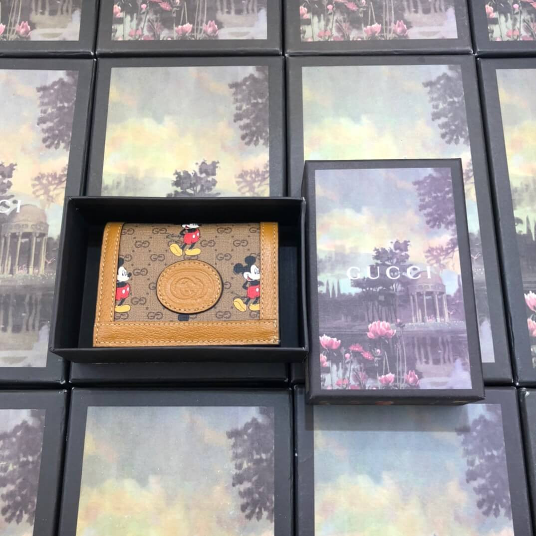 Disney x Gucci Card Case Wallet 602534