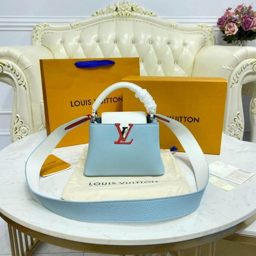 Louis Vuitton Taurillon Leather Capucines Mini M57519