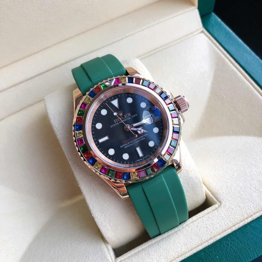Rolex Yacht-Master 40mm Rose Gold Rainbow 116655