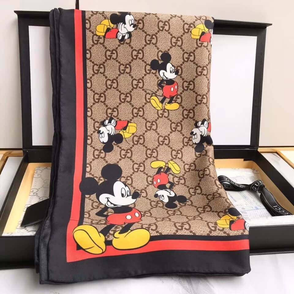 Disney x Gucci Chiffon Scarf 607324