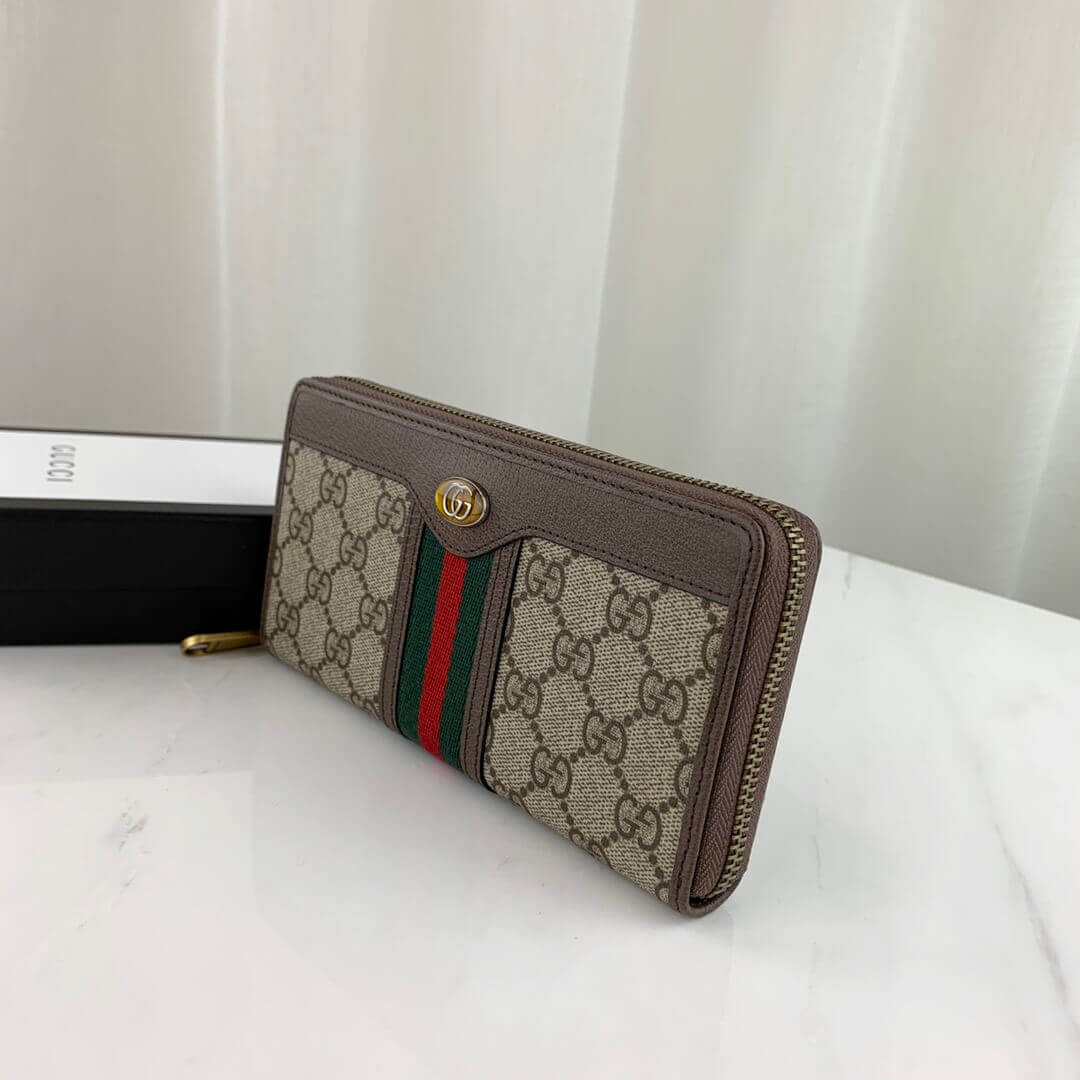 Gucci Ophidia GG Zip Around Wallet 597612