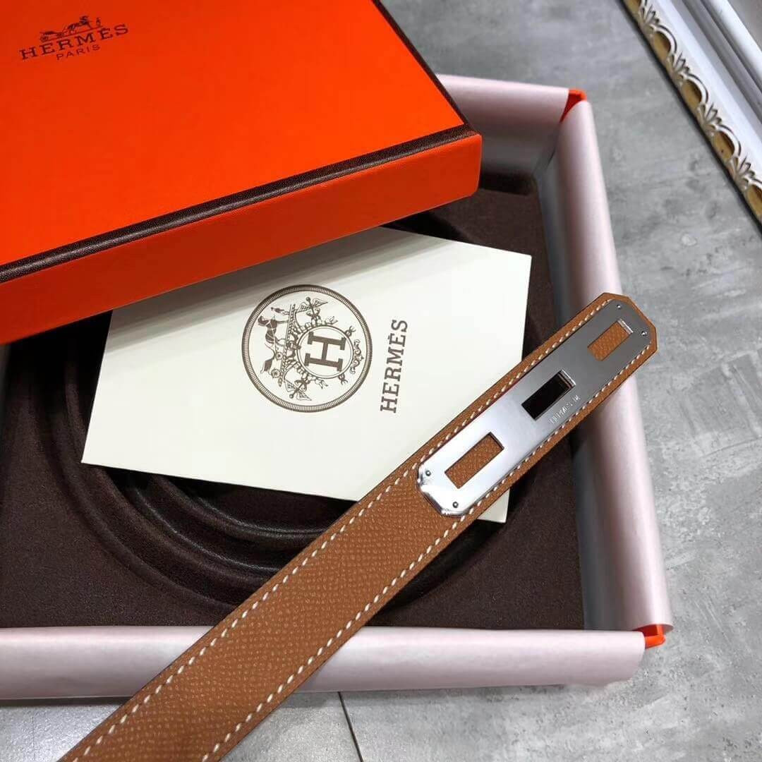 Hermes OKelly 24 Belt H07960 Brown
