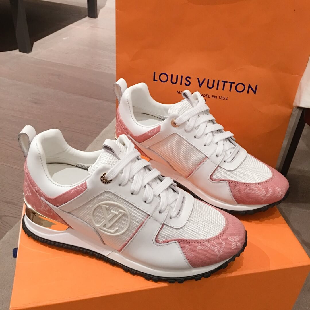 Louis Vuitton Monogram Denim Run Away Sneaker 1A4WP7 Pink
