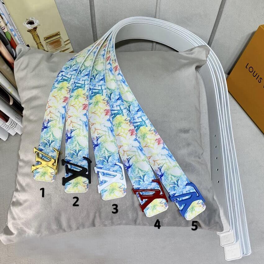 Louis Vuitton LV Shape 40mm Reversible Belt MP279T