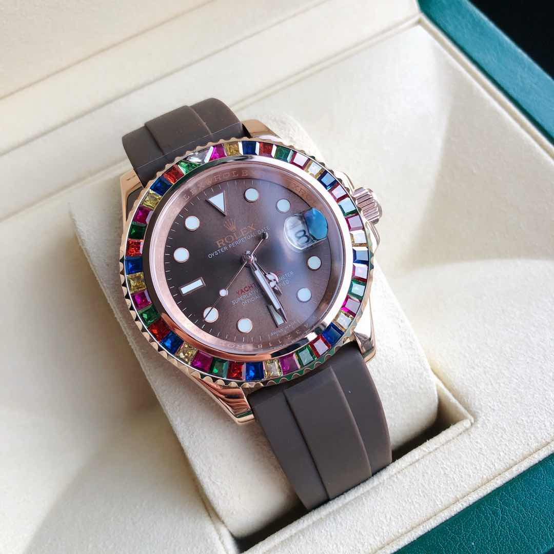 Rolex Yacht-Master 40mm Rose Gold Rainbow 116655
