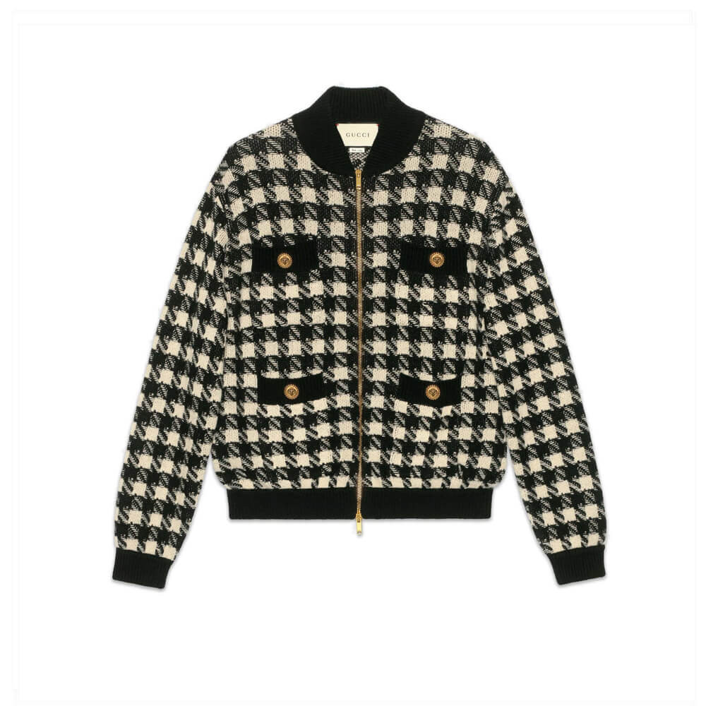 Gucci Houndstooth Jacket 595691