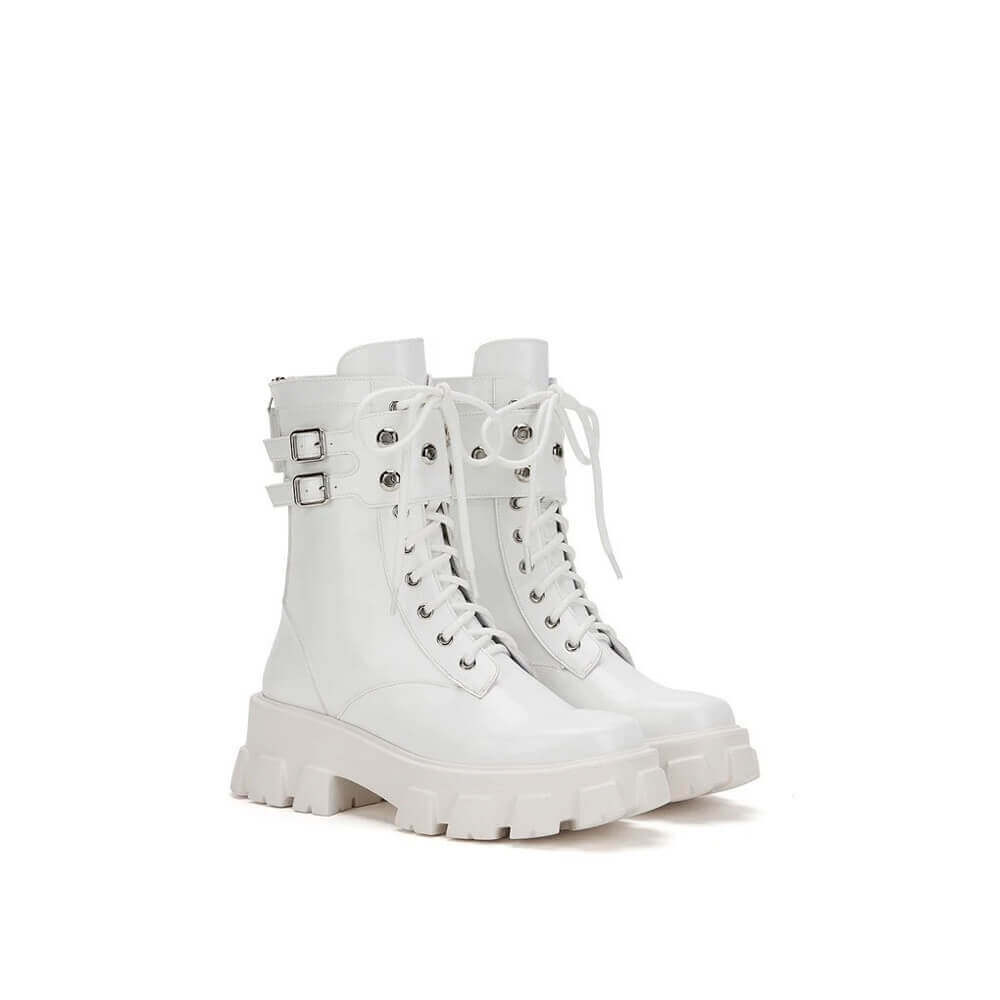 Lost In Echo Belt Platform Boots