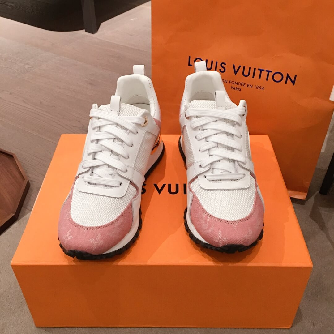 Louis Vuitton Monogram Denim Run Away Sneaker 1A4WP7 Pink