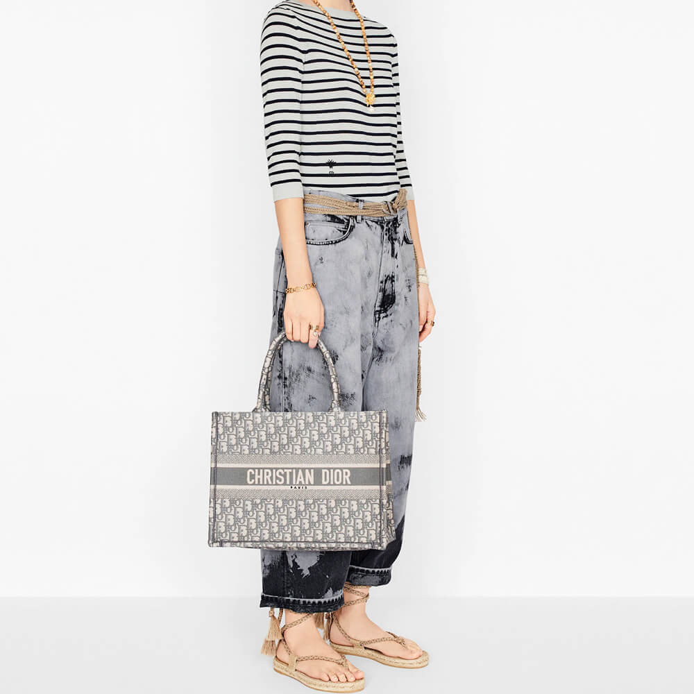 Christian Dior Small Book Tote Oblique M1296