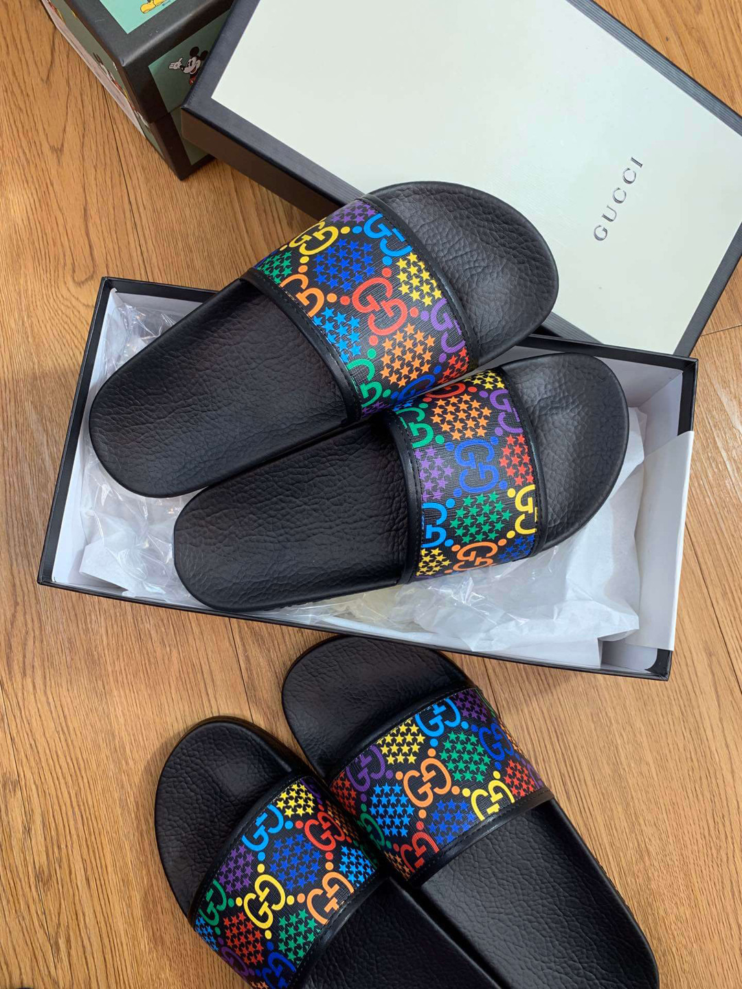 Gucci GG Psychedelic slide 610089