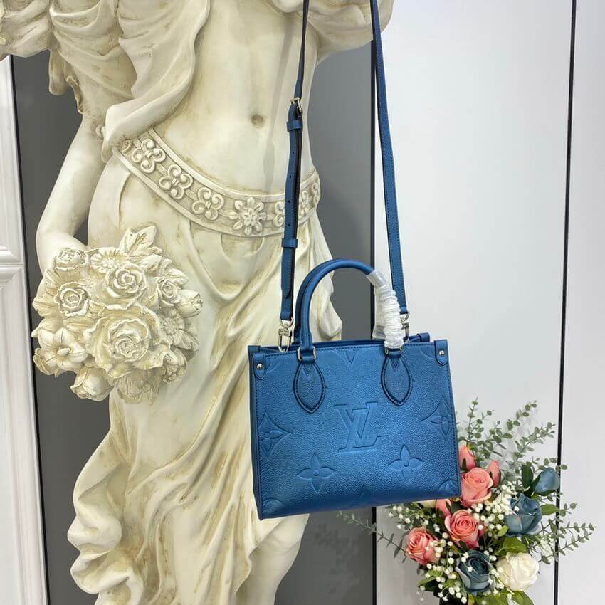 Louis Vuitton Onthego PM M58956 Navy Nacre