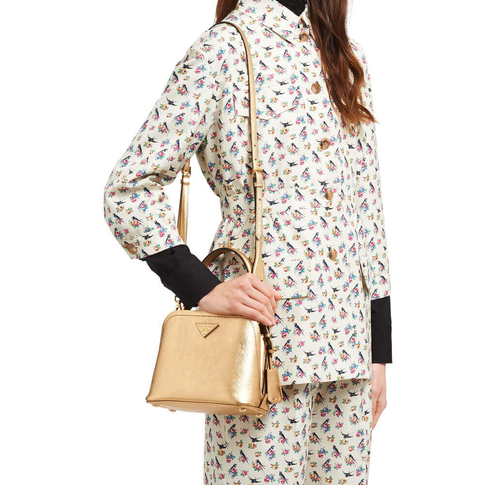 Prada Matinée Micro Saffiano Leather Bag 1BA286