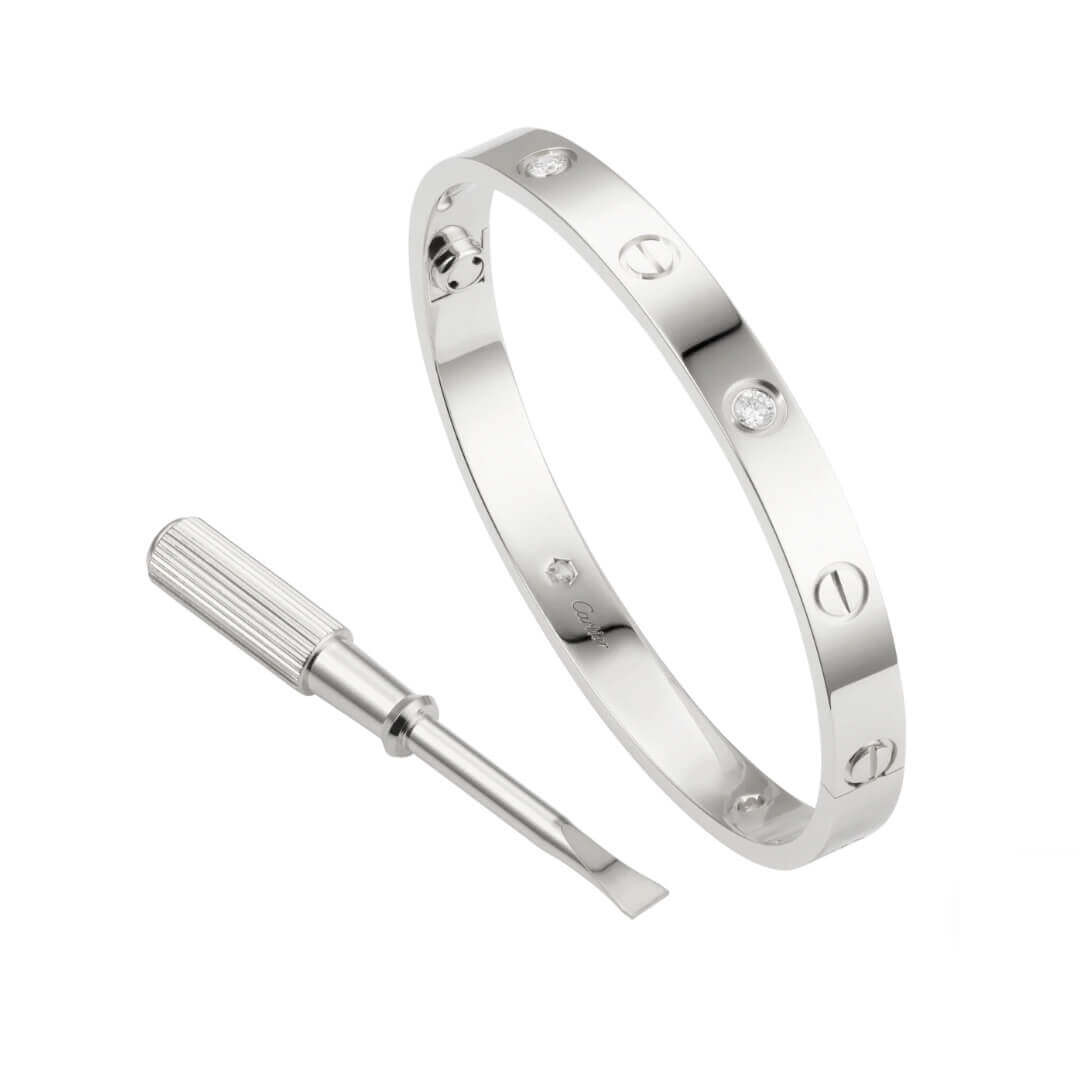 Cartier Love Bracelet 4 Diamonds CB002