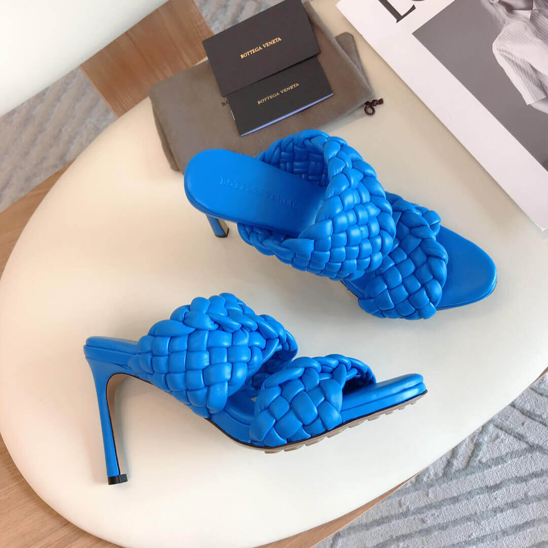 Bottega Veneta BV Curve Sandals 621213 Blue