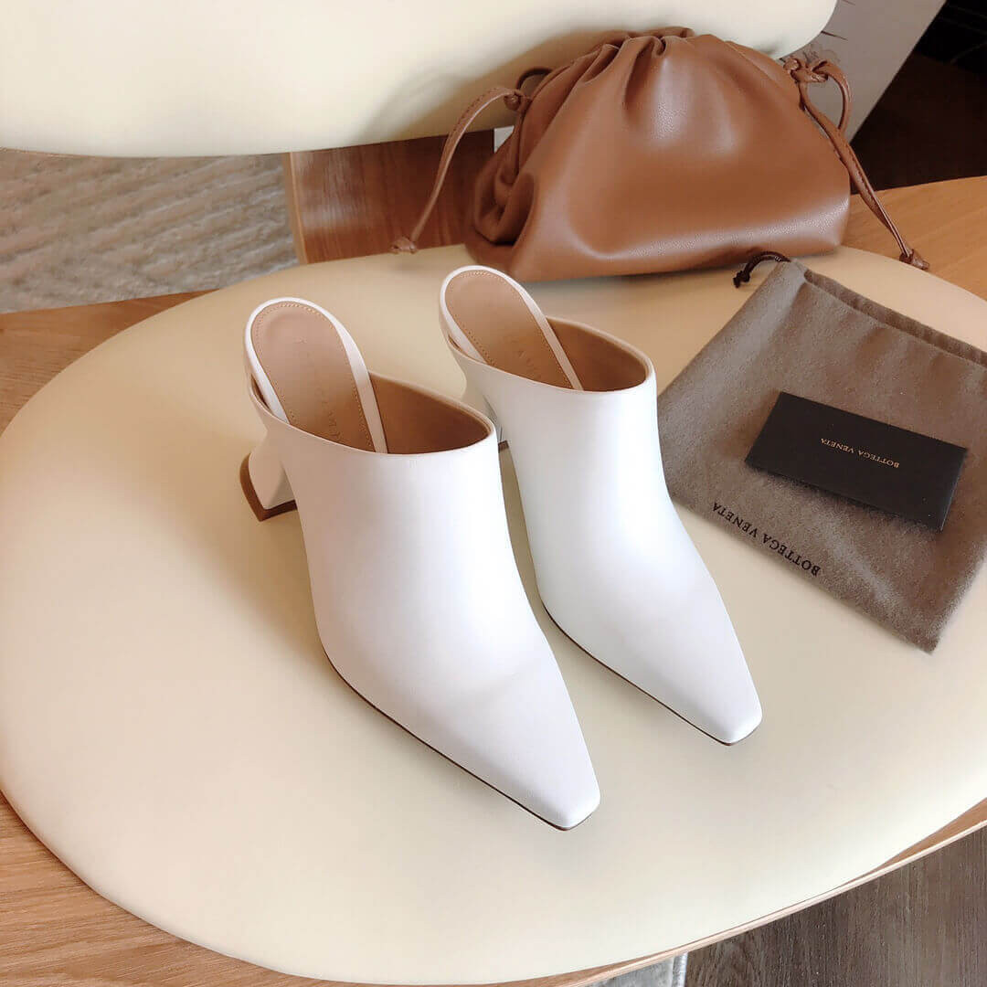 Bottega Veneta Almond Mules 608838