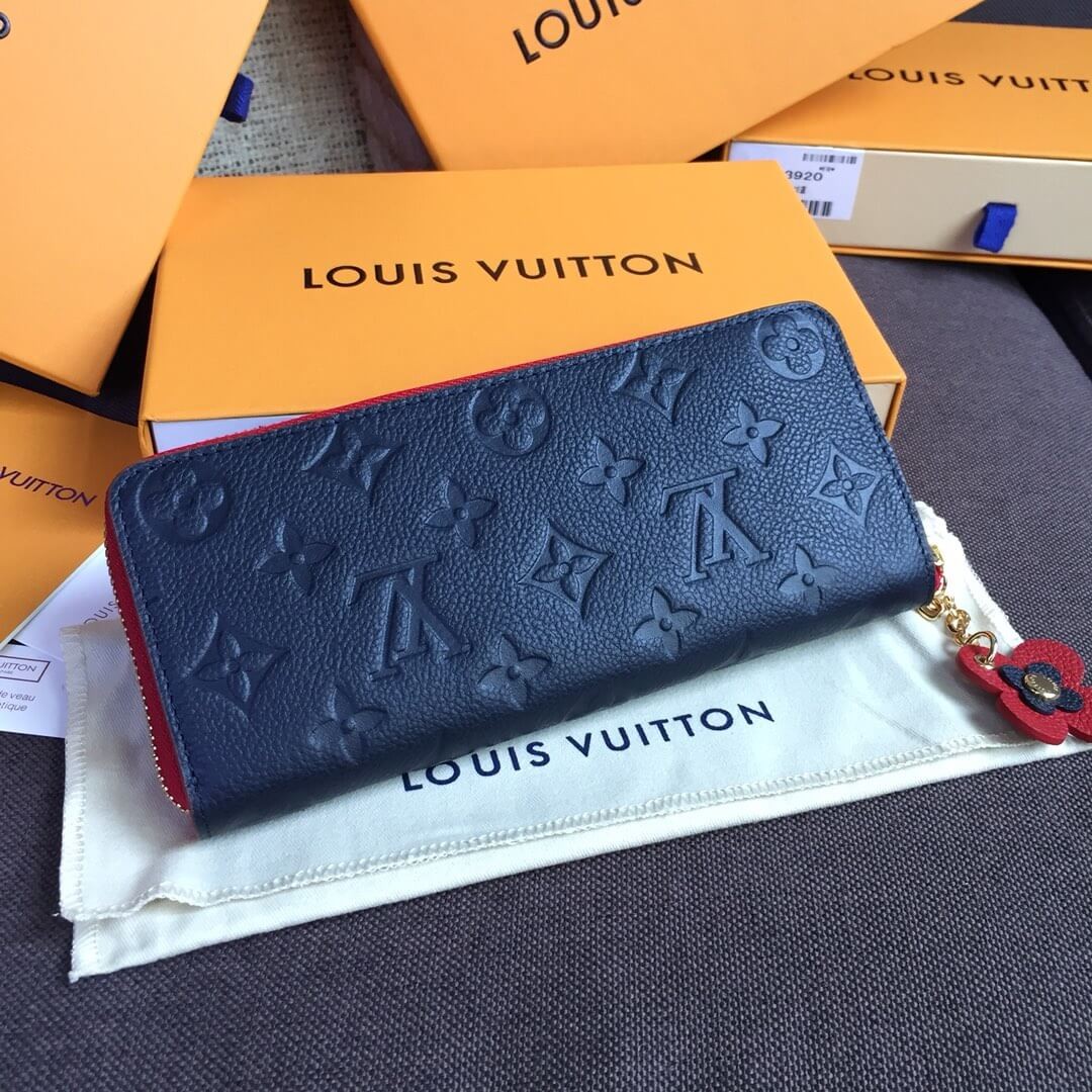 Louis Vuitton Monogram Empreinte Clemence Wallet M64162