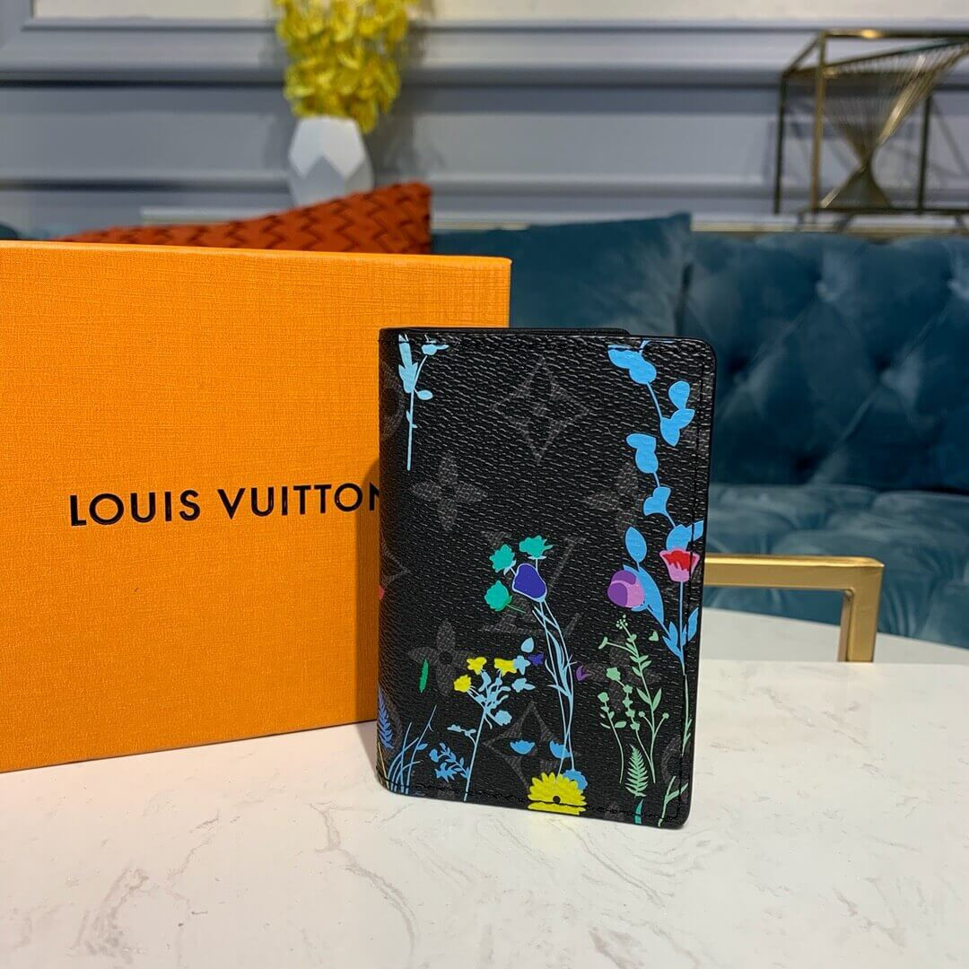 Louis Vuitton Flower Print Pocket Organizer M61696