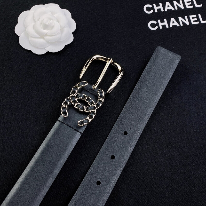 Chanel Calfskin 3.0cm Belt AA7418