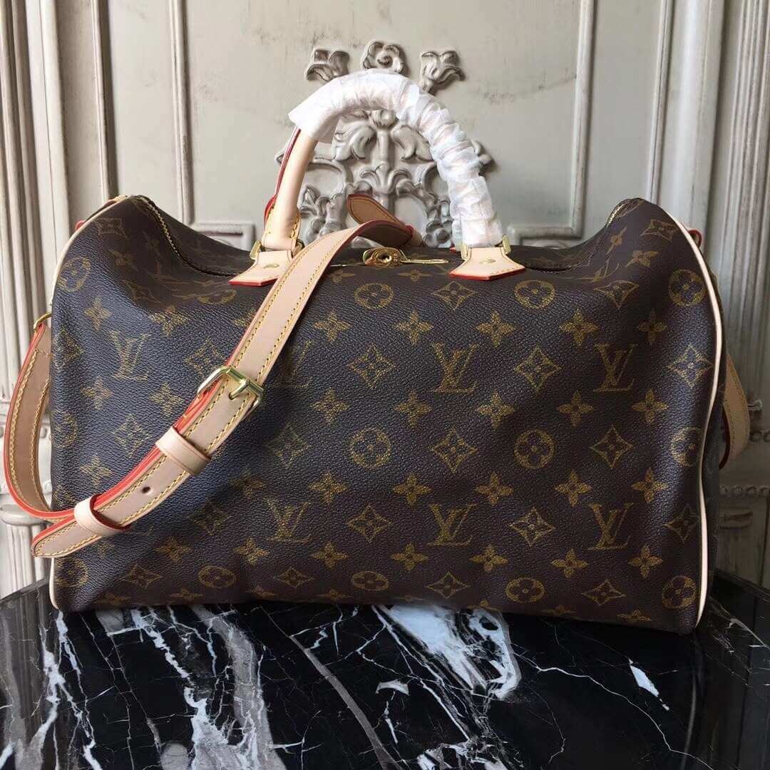 Louis Vuitton Monogram Canvas Speedy Bandouliere 35 M41111