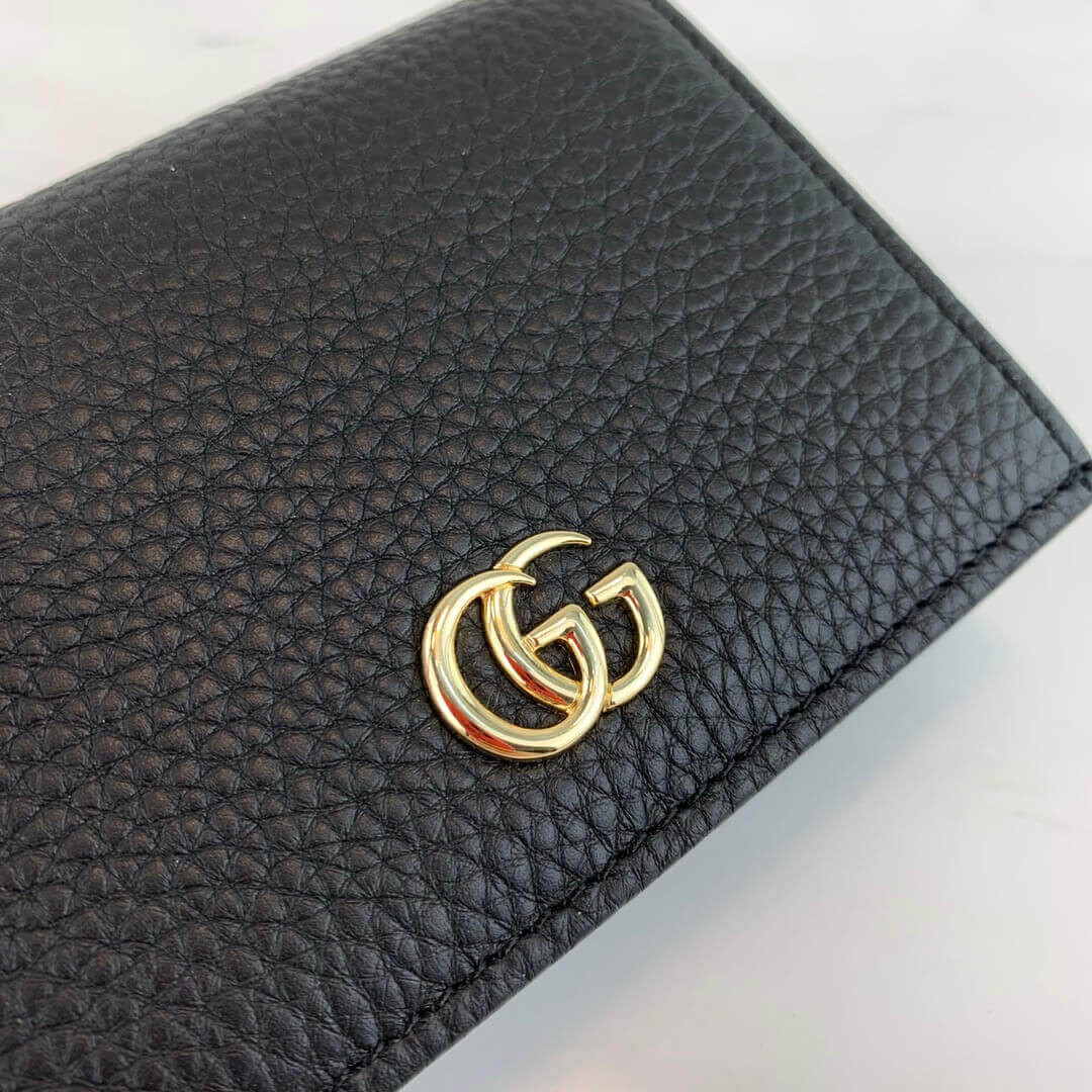 Gucci Leather Card Case Wallet 456126