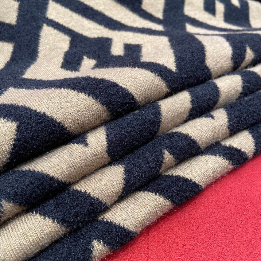 Fendi Multicolour Wool And Viscose Shawl FXT251