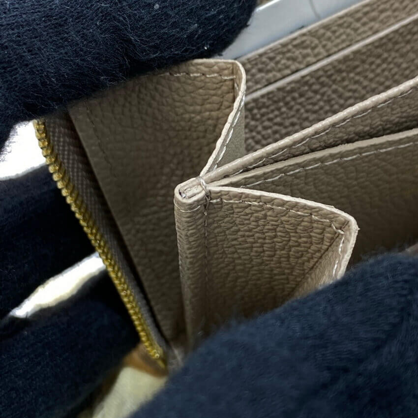 Louis Vuitton Monogram Empreinte Zippy Coin Purse Tourterelle