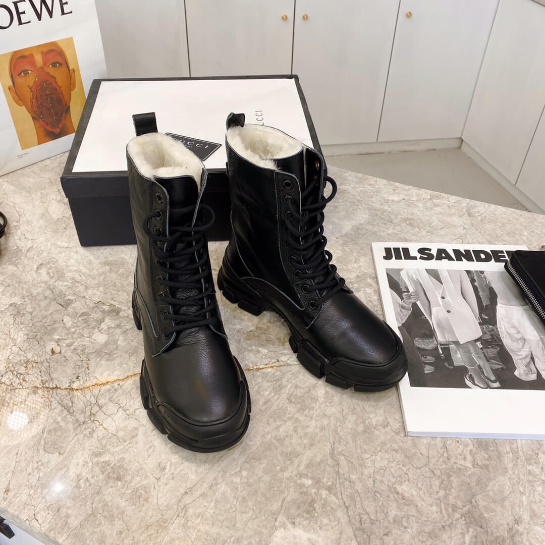 Gucci GG Wool Ankle Boot G1120C