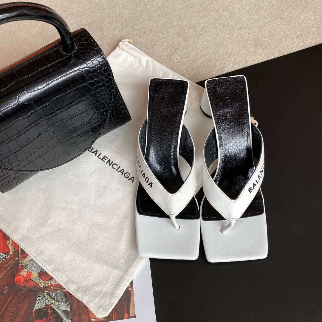 Balenciaga Logo T-bar sandals 434344