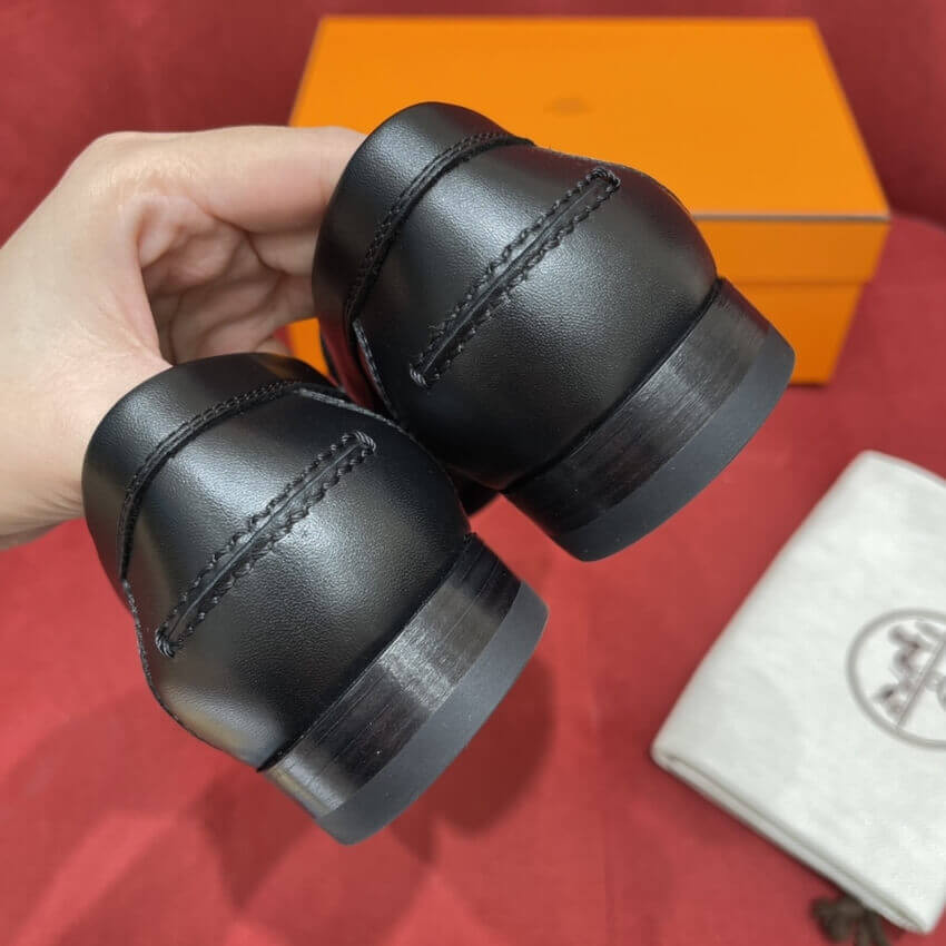 Hermes Calfskin Kelly Destin Loafer H212114 Black