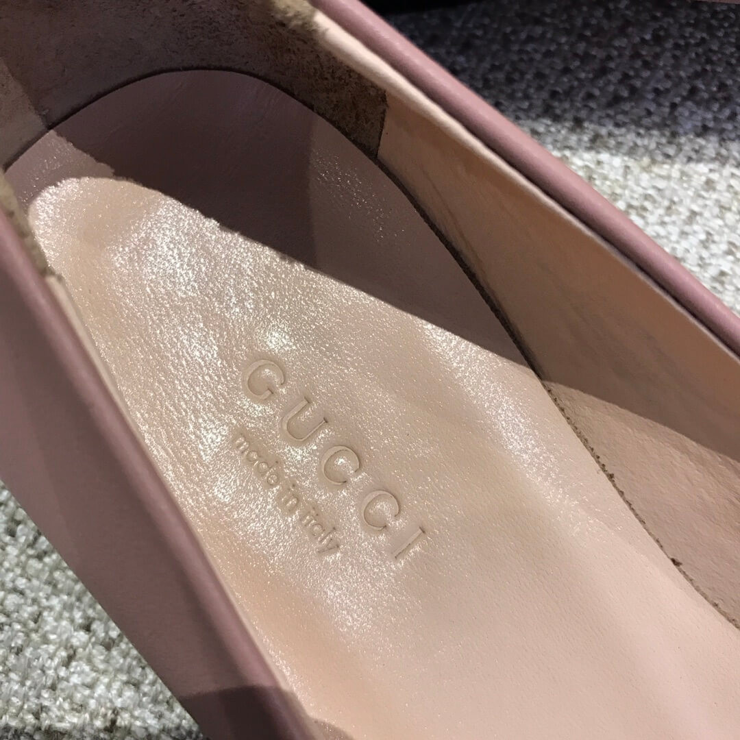 Gucci Leather Ballerinas 473160