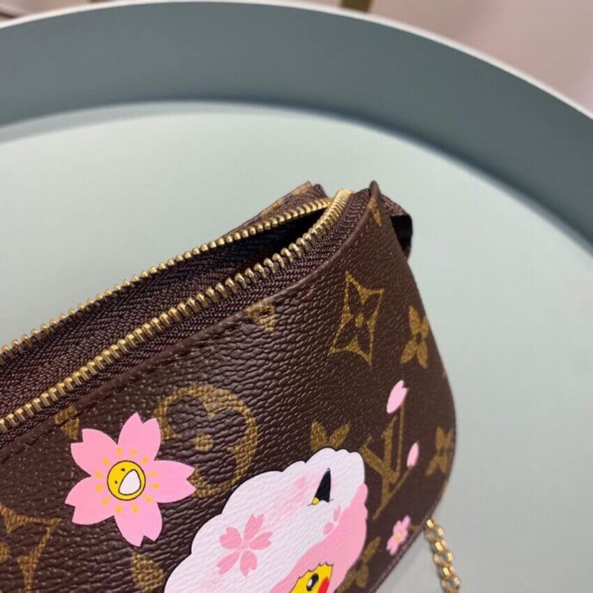 Louis Vuitton Pikachu Print Mini Pochette Accessoires M58009
