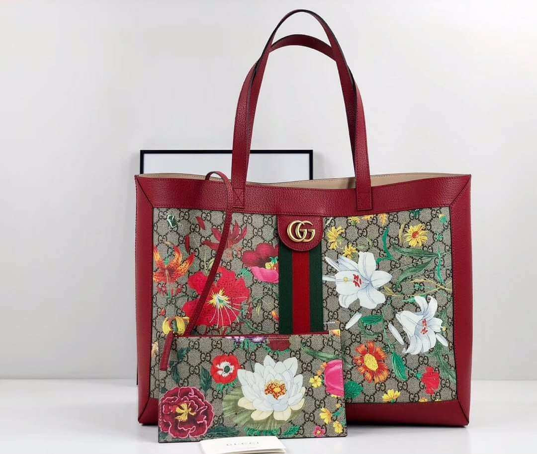 Gucci Ophidia GG Flora Medium Tote 547947