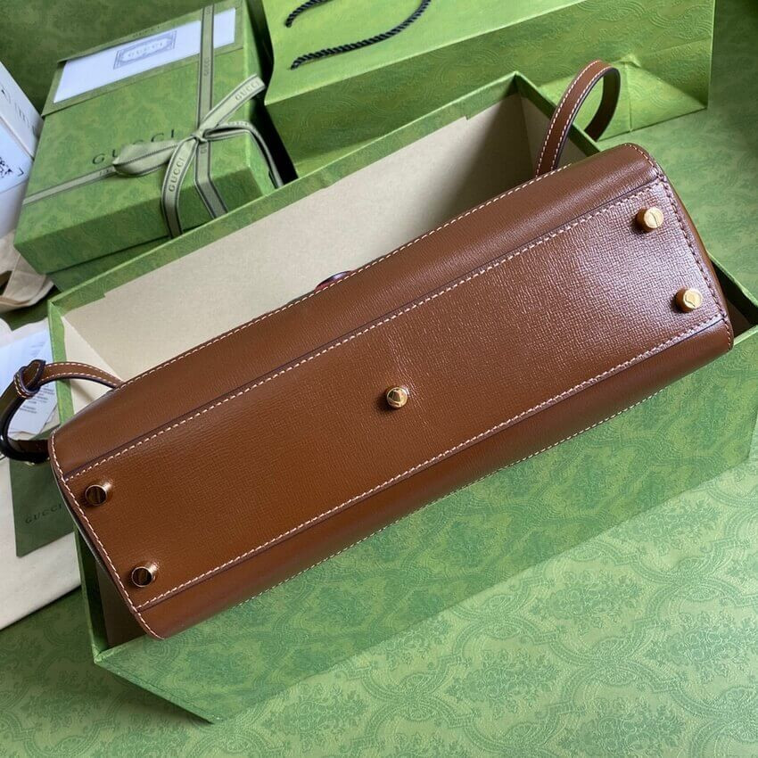 Gucci Jackie 1961 Medium Tote Bag 649016 GG Supreme