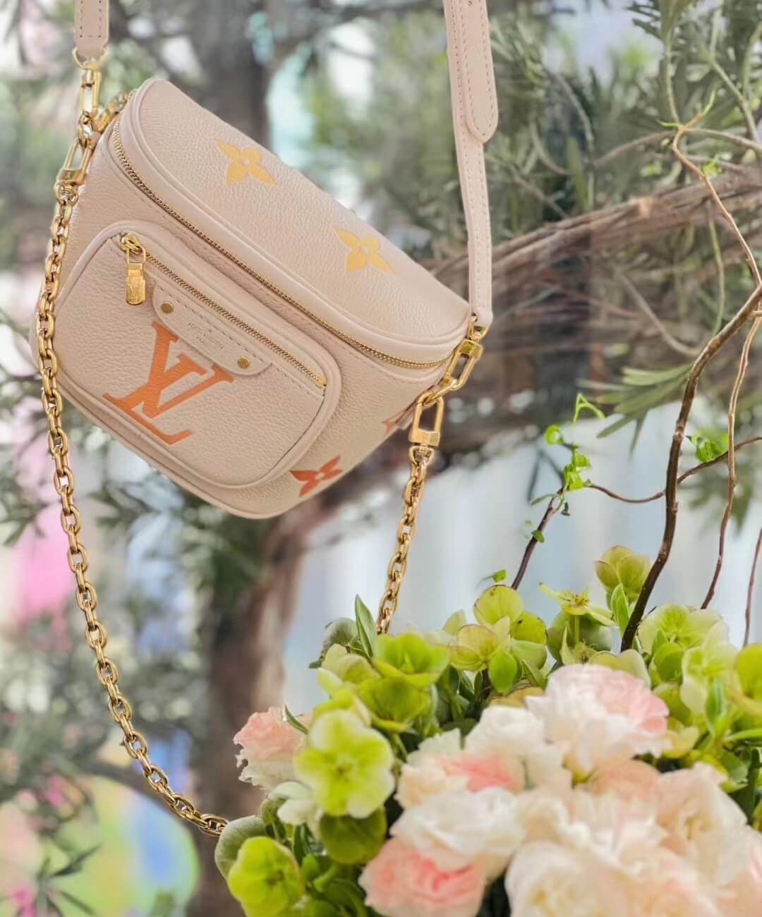 Louis Vuitton Monogram Empreinte Mini Bumbag M82208