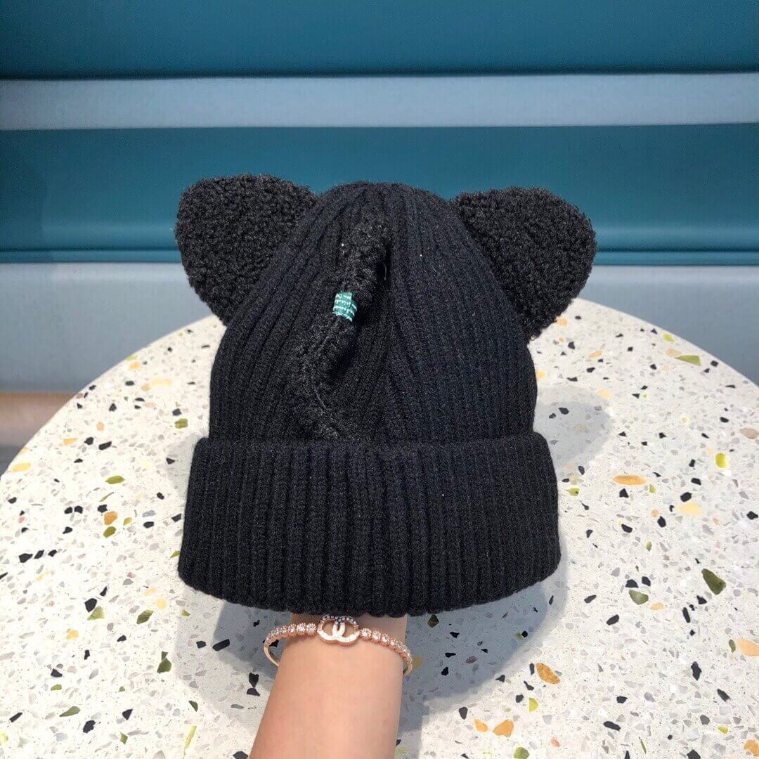 Chanel Cat Ears Wool Hat D016