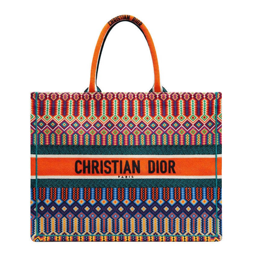 Christian Dior Book Tote Bag M1286 Orange