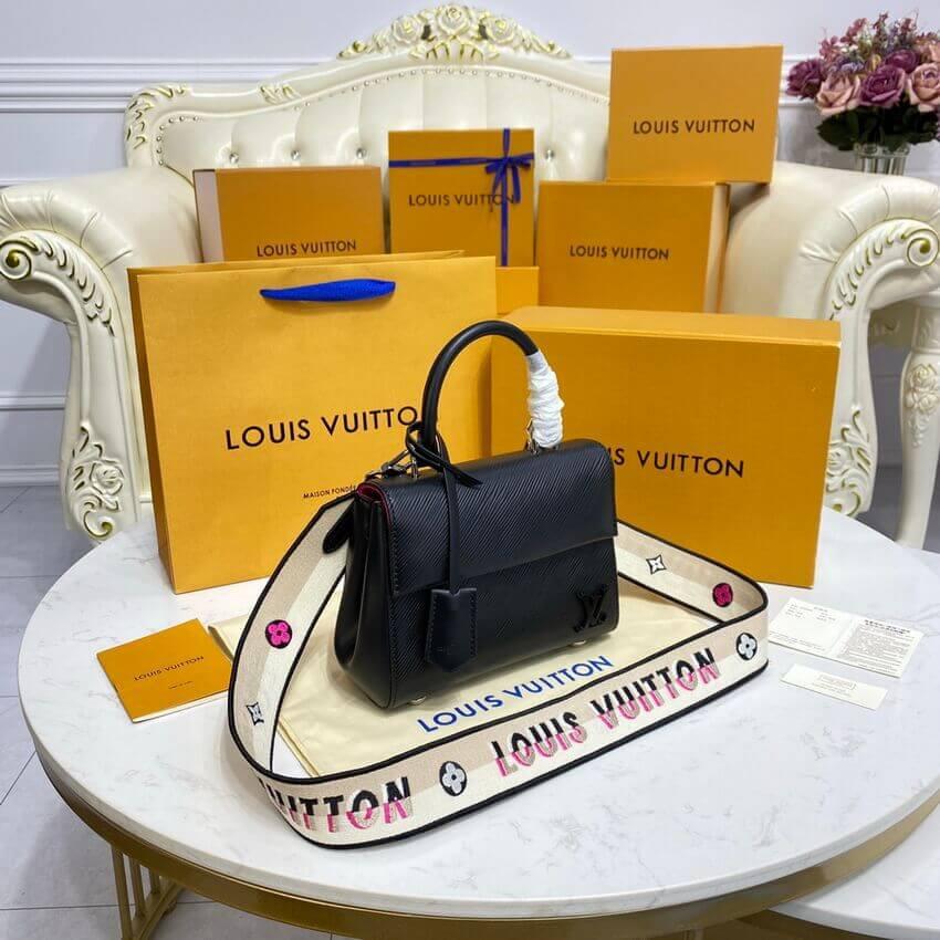 Louis Vuitton Epi Leather Cluny Mini M58931 Black