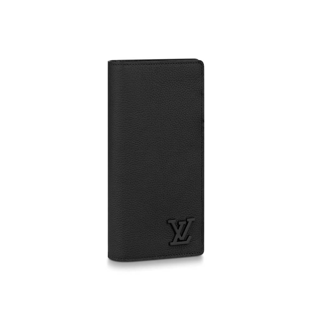Louis Vuitton Grained Calf Leather Brazza Wallet M69980