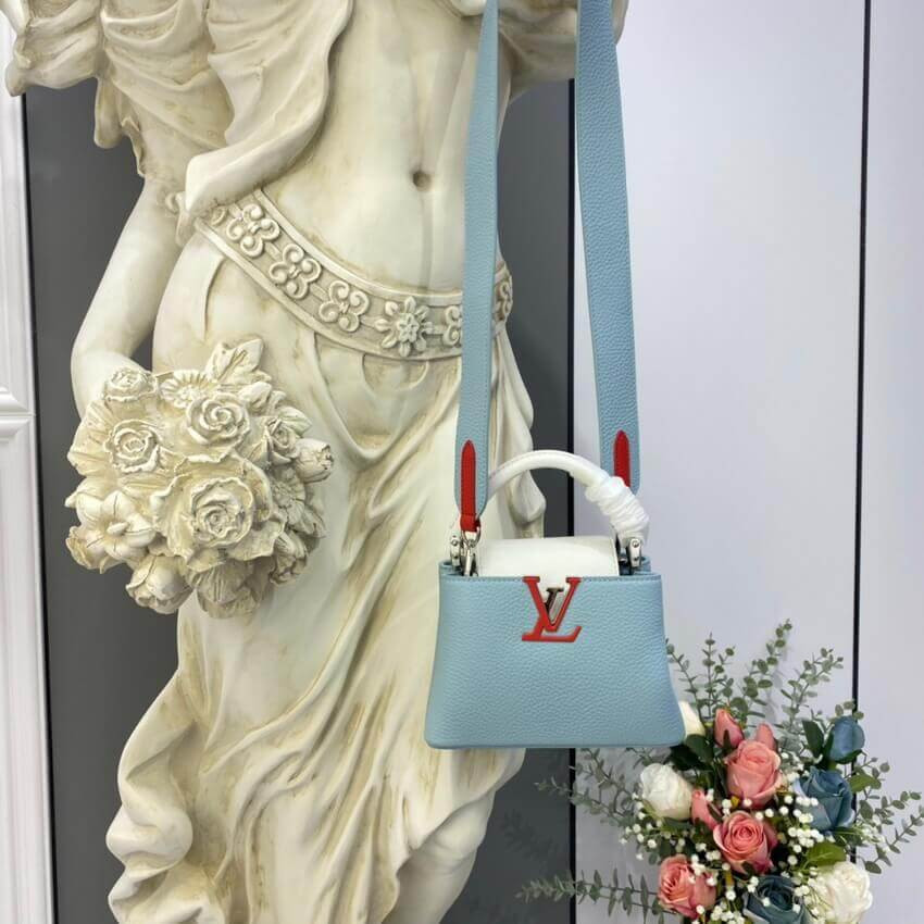 Louis Vuitton Taurillon Leather Capucines Mini M57519