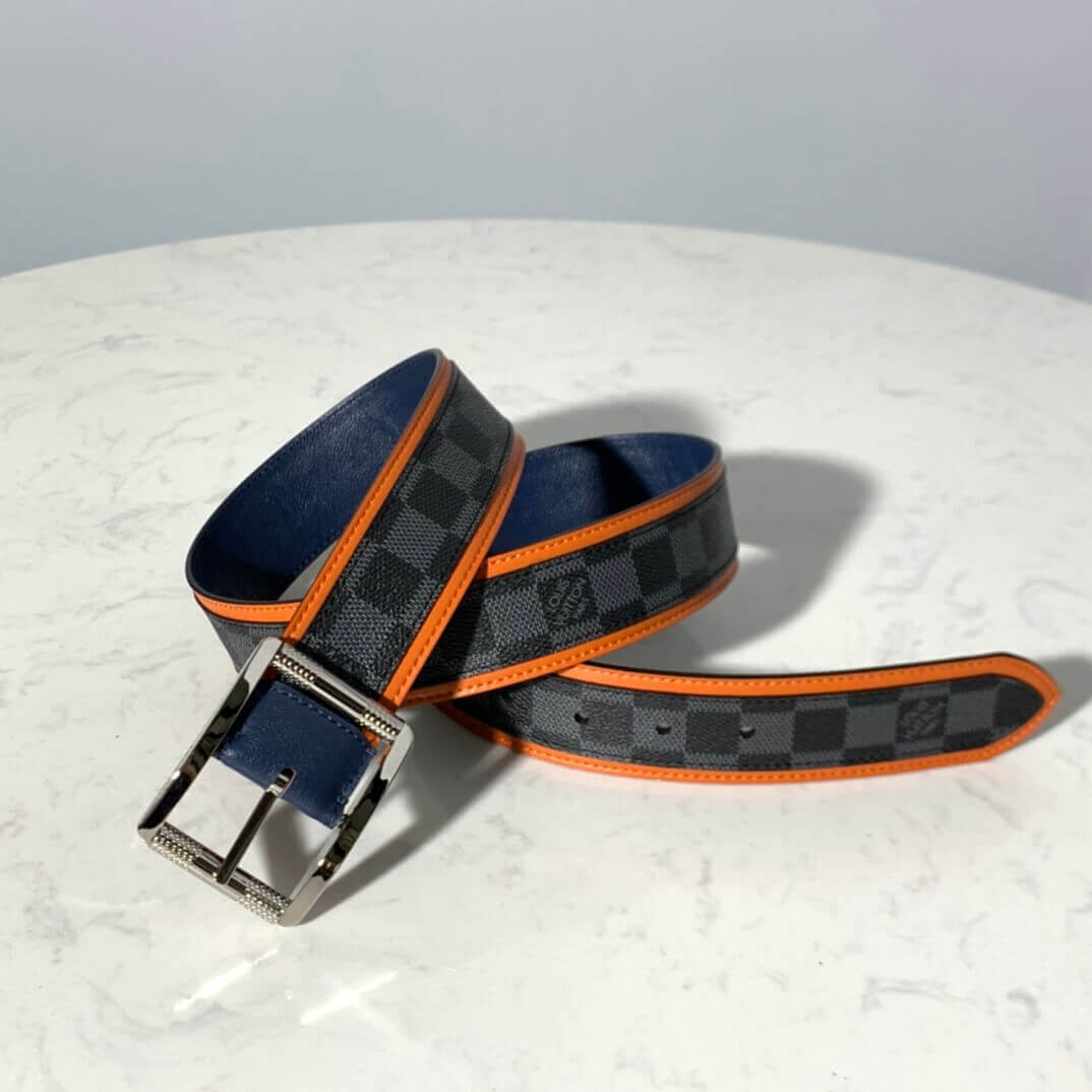 Louis Vuitton LV Reverso 40mm Reversible Belt M0038U Orange